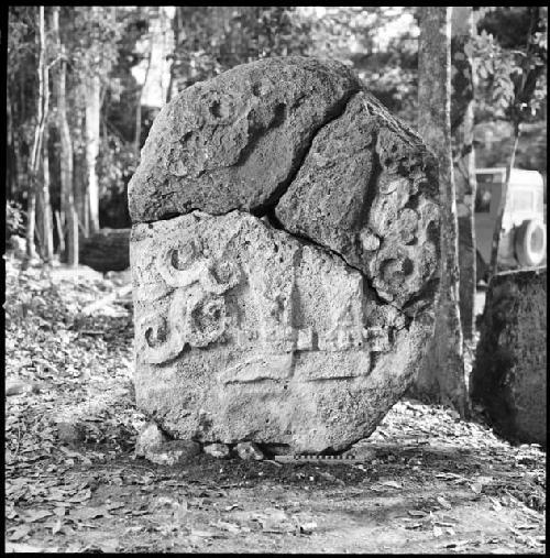 Detail of Stela 10 at Uaxactun