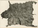 Pictographic bison robe; Dakota or Lakota