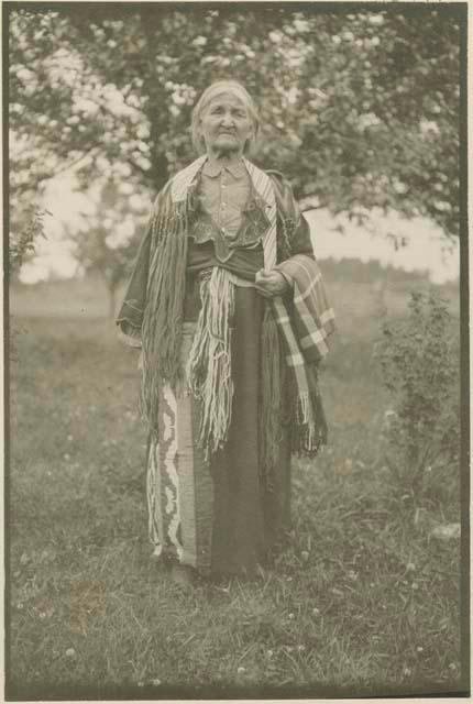 Menominee woman from Keshena