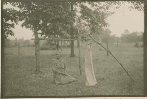 Woman smoking skins