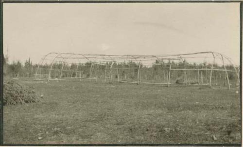 Menominee structures for Medicine lodge