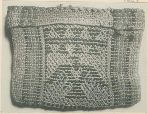 Ojibwa bag. Collected by H. J. Smith about 1899.