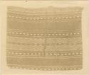 Photograph of woven bag. Collected at Mille Lac, Minn. May 1900.