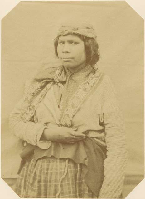 Portrait of a Micmac woman of Newfoundland