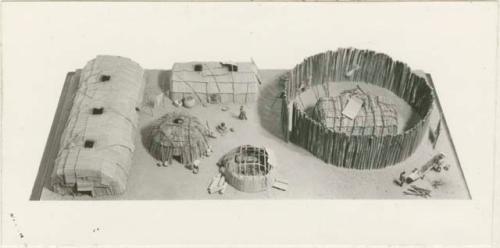 Model of Massachusett Indian Village