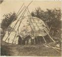 Birch bark hut, near Marquette, about 1875