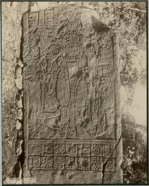 Yaxchilan, Stela 10, lower part