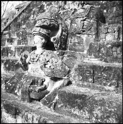 Detail of Hieroglyphic Stairway at Copan