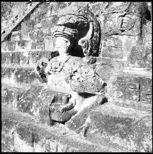 Detail of Hieroglyphic Stairway at Copan