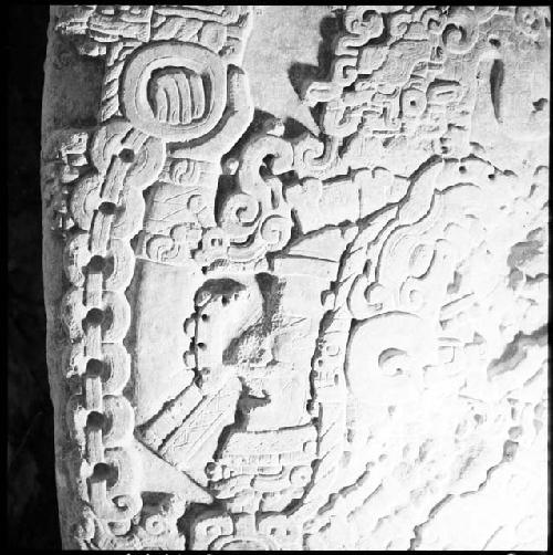 Detail of Stela 31 at Tikal