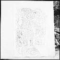 Rubbing of Stela 1 at La Amelia