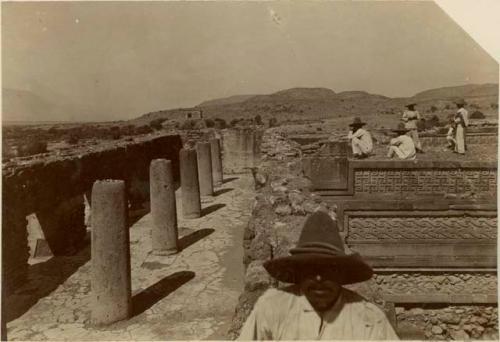 Look South from East Wall of the Hall of Six Columns