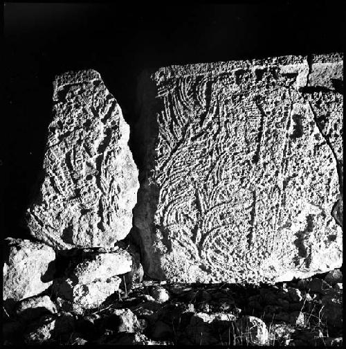 Stela 11 at Uxmal