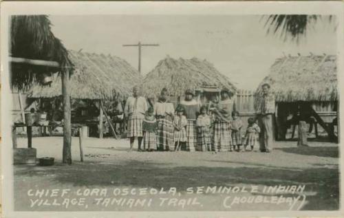 Chief Cora Osceola, Seminole Indian Village, Tamiami trail