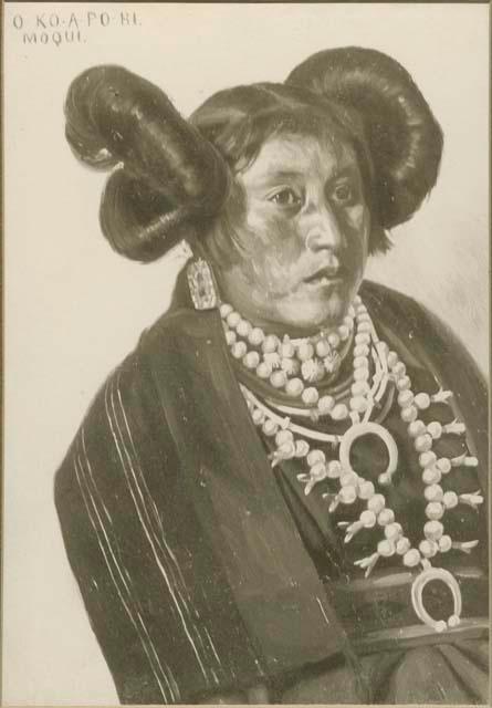 O-ko-a-po-bi, a Hopi woman