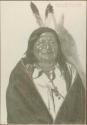 Portrait of Northern Cheyenne indian, Chief Two Moon