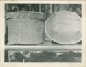 Photograph of Passamaquoddy birchbark baskets, Maine