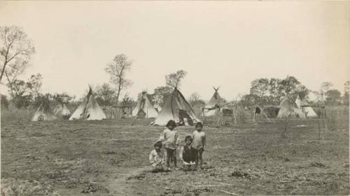 Caddo Camp. Near Cheyenne Agency.