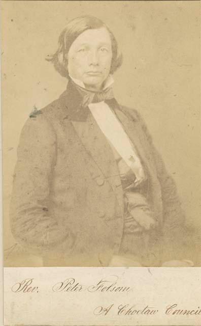 Rev. Peter Folsom, a Choctaw Councillor