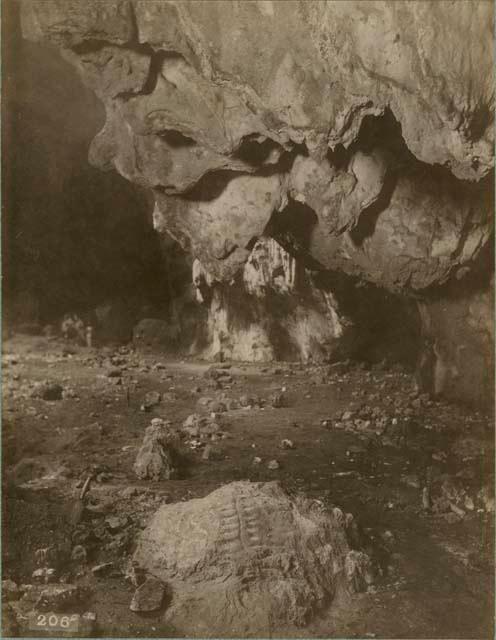 Petroglyph in Loltum Cave