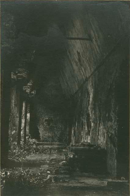 Interior of ruins