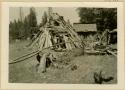 Short and Derby's sweat house near cold spring