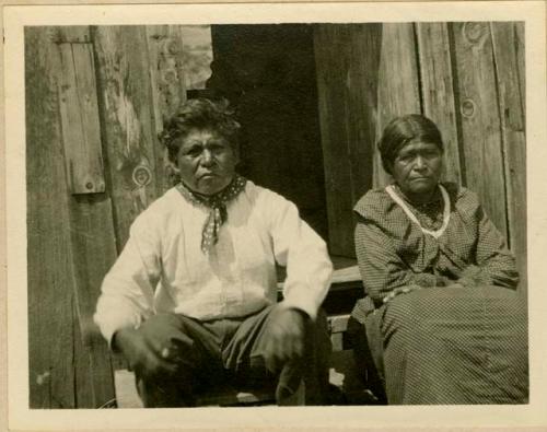 Lolo, a fine basket maker, and Bill Kennedy