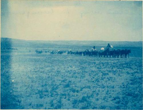 Head of expedition's procession on the way to Albuquerque