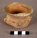 Neck of pottery vessel
