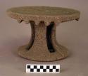 Circular grinding stone or stool