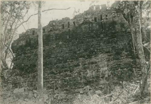 North side of House of Flying Facade at Quintana Roo