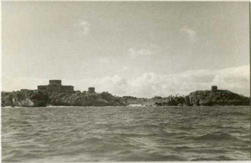 View of Tulum from the water