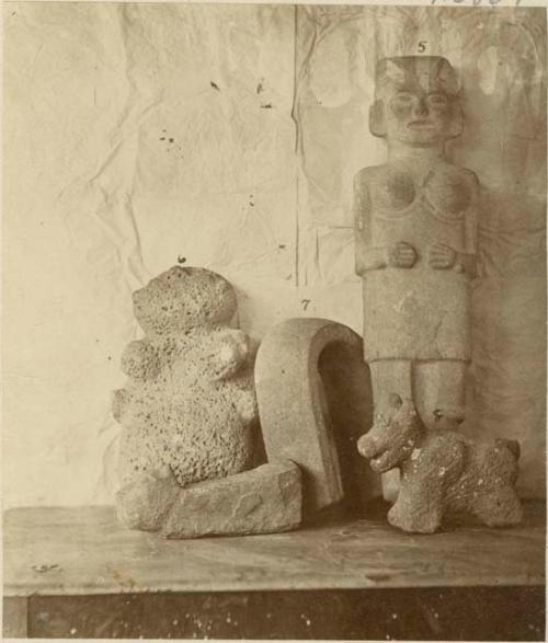 Anthropomorphic and Zoomorphic stone figures