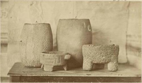 Vessels and mortar