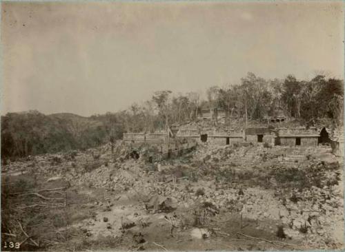 Structure 1, south facade, Labna, Mexico