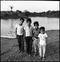 Children of Gonzalo Castellenos at Sayaxche