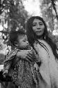 Lacandon woman and child