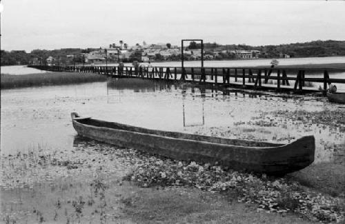 Wooden causeway