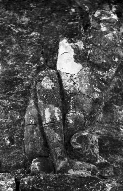 Detail of stucco at La Muralla