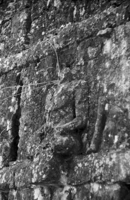 Detail of stucco at La Muralla