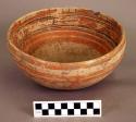 Earthen bowl, painted