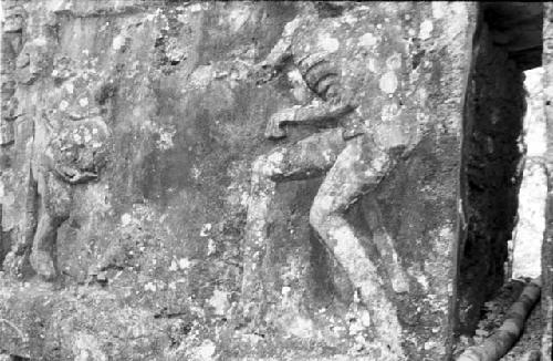 Detail of stucco at La Muralla