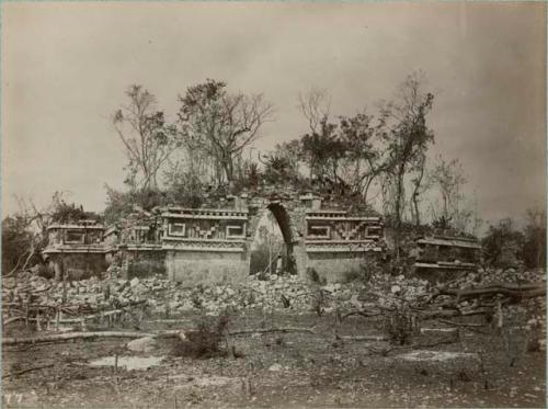 View of portal from the Court