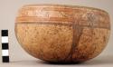 Earthen bowl, painted