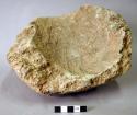 Groundstone bowl fragment