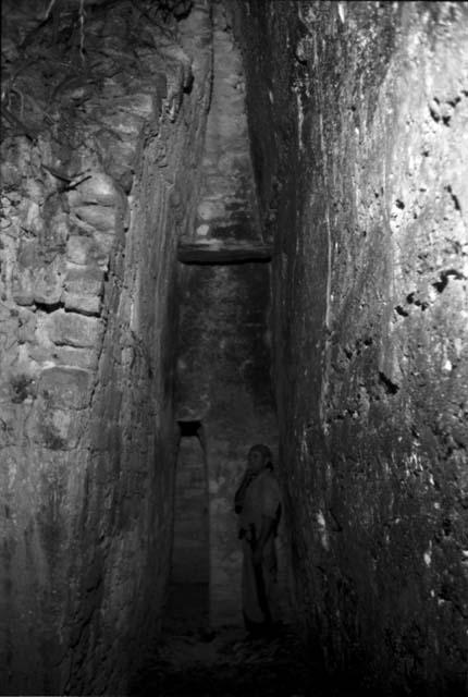 Interior of temple at Holmul