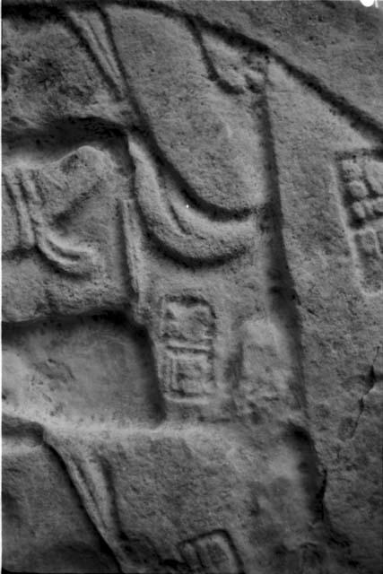 Detail of altar of Stela 3 at Ucanal