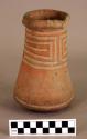 Earthen jar, incised