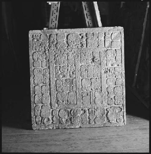 Cast of Monjas Lintel IV at Chichen Itza