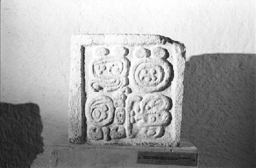 Panel from Glyphic Group building at Xcalumkin